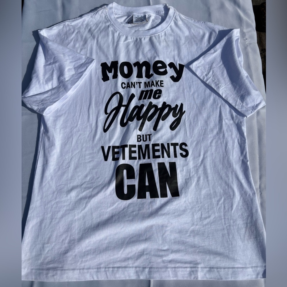Vetements × VTMNTS
Vetements Slogan Tee